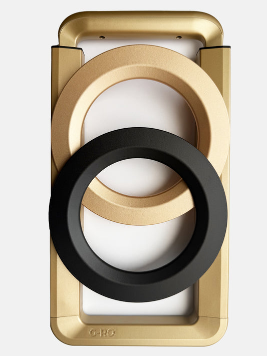 G-RO Gold Handle + Wheel Cover Set